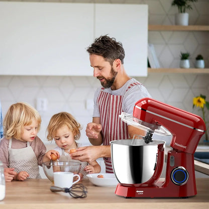 Stand Mixer, 6.5QT 10-Speed Tilt-Head 3-IN-1 Electric Food Mixer | Kitchen Mixer with Bowl, Dough Hook, Whisk and Beater, Household Mixer for Baking, Cake and Most Home Cooks, Dishwasher Safe7