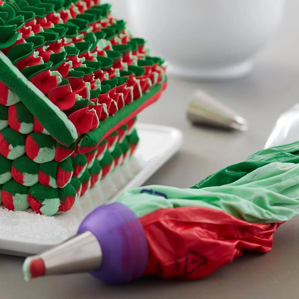 Disposable Decorating Bags, 16 Inch, 12-Pack | Extra-Large Single-Use Piping Bags Fit Standard Couplers & Tips for Large Batches of Icing, Frosting & Cake Decorating4