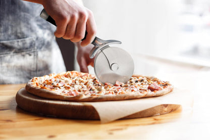 Kitchenaid Classic Pizza Wheel with Sharp Blade for Cutting through Crusts, Pies and More, Built in Finger Guard for Safety and Comfort Grip to Protect Fingers, Dishwasher Safe, 9-Inch, Black5