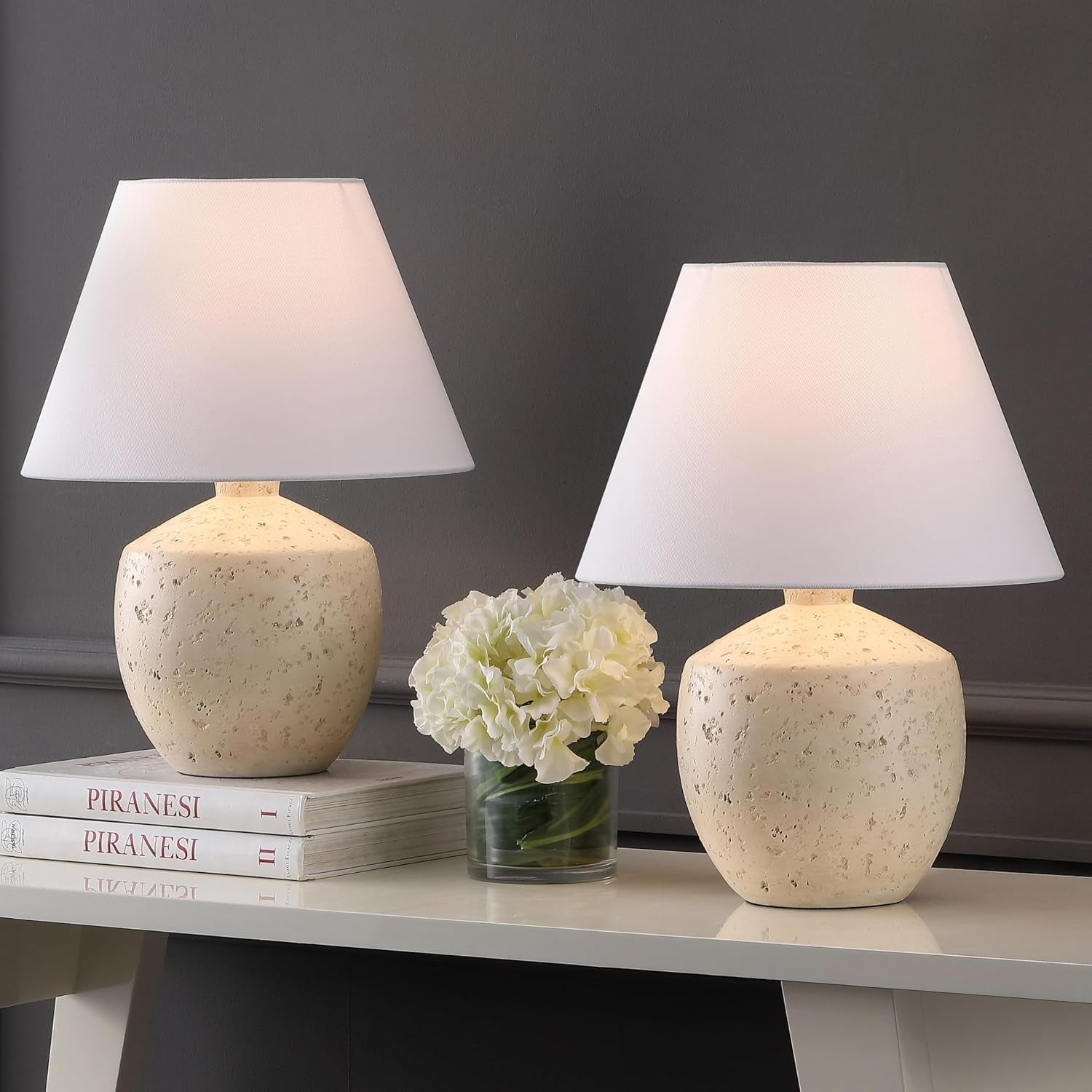 myron-18-concrete-effect-table-lamp-cream-set-of-2-minimalist-scandinavian-design-resin-and-gold-metal-base-white-linen-shade-led-bulbs-included-modern-bedside-light