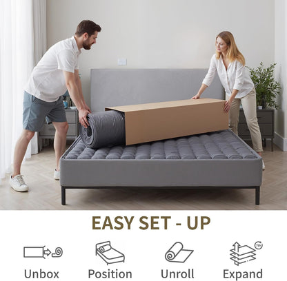 Luxury King Size Mattress, 14 Inch Hybrid Medium Firm Euro Top8