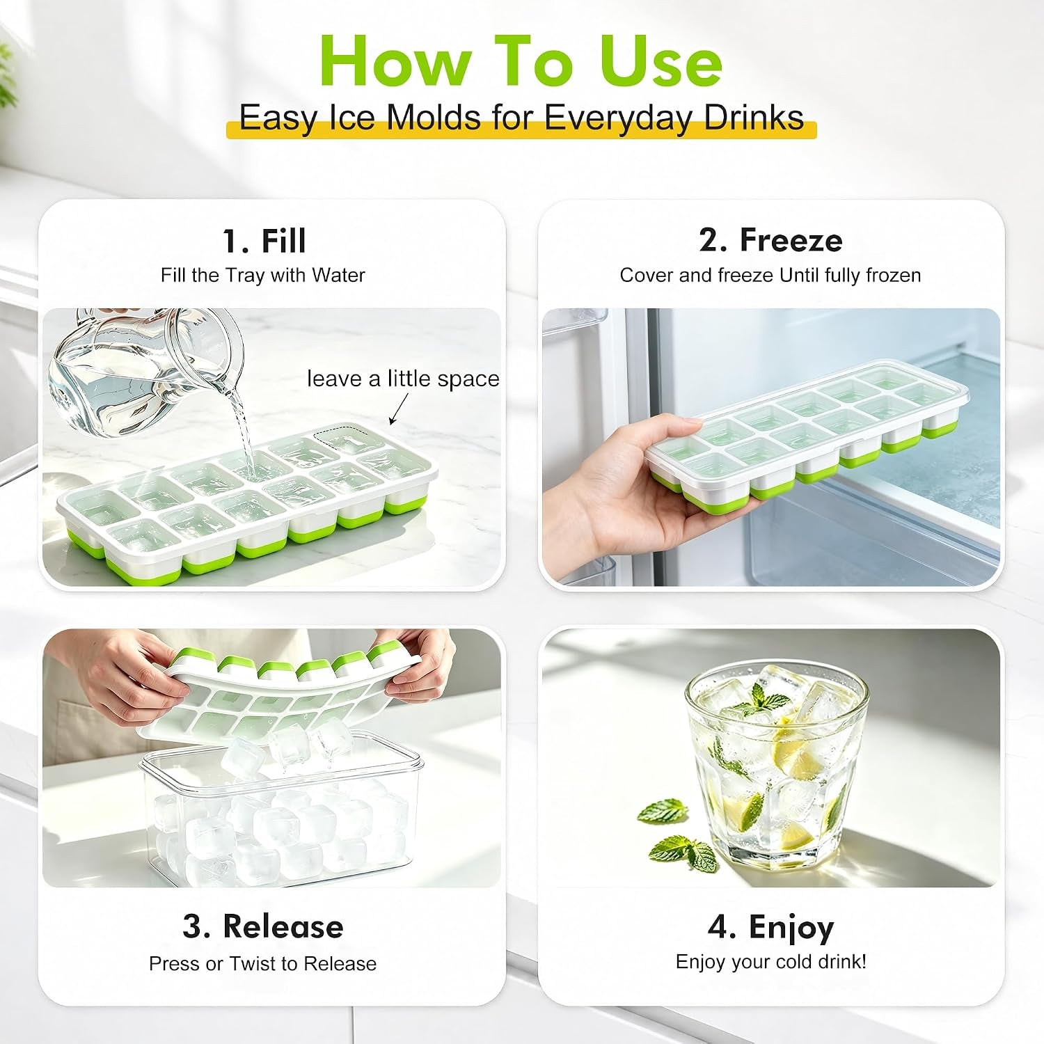 ice-cube-tray-with-lid-and-bin-4-pack-molds-space-saving-ice-bucket-kit-stackable-silicone-trays-for-freezer-for-whiskey-cocktails-coffee-juice-soda-kitchen-rv