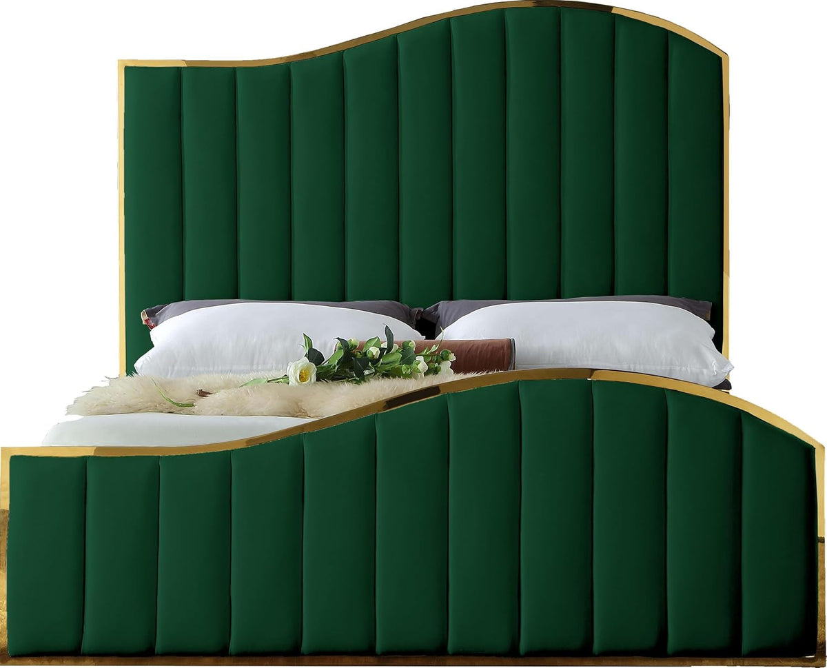 meridian-furniture-jolie-collection-modern-contemporary-velvet-upholstered-bed-with-channel-tufting-and-polished-gold-metal-frame-green-queen