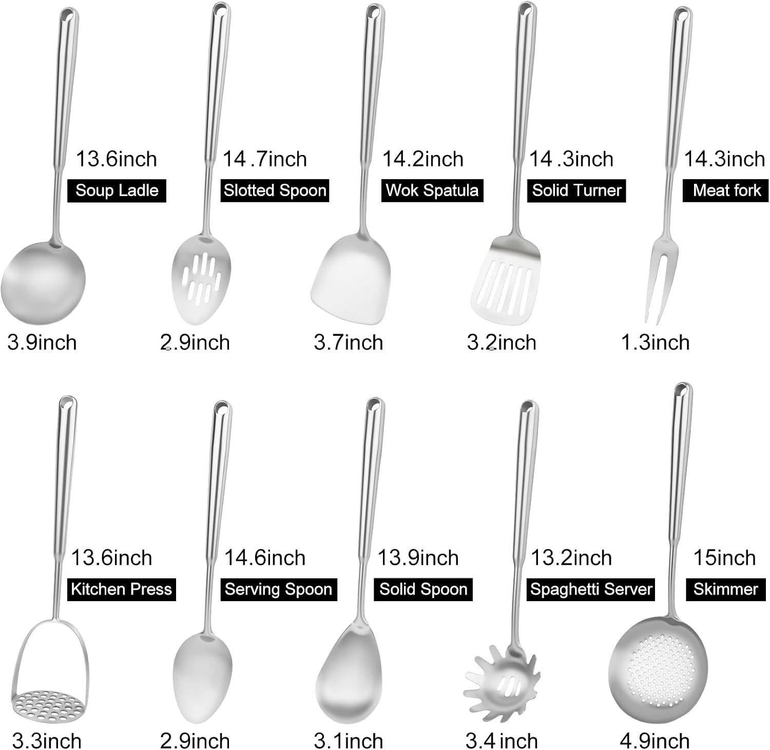 304-stainless-steel-cooking-utensils-set-10pcs-long-metal-kitchen-utensils-set-come-with-spoon-potato-press-spatula-ladle-skimmer-turner-pasta-server