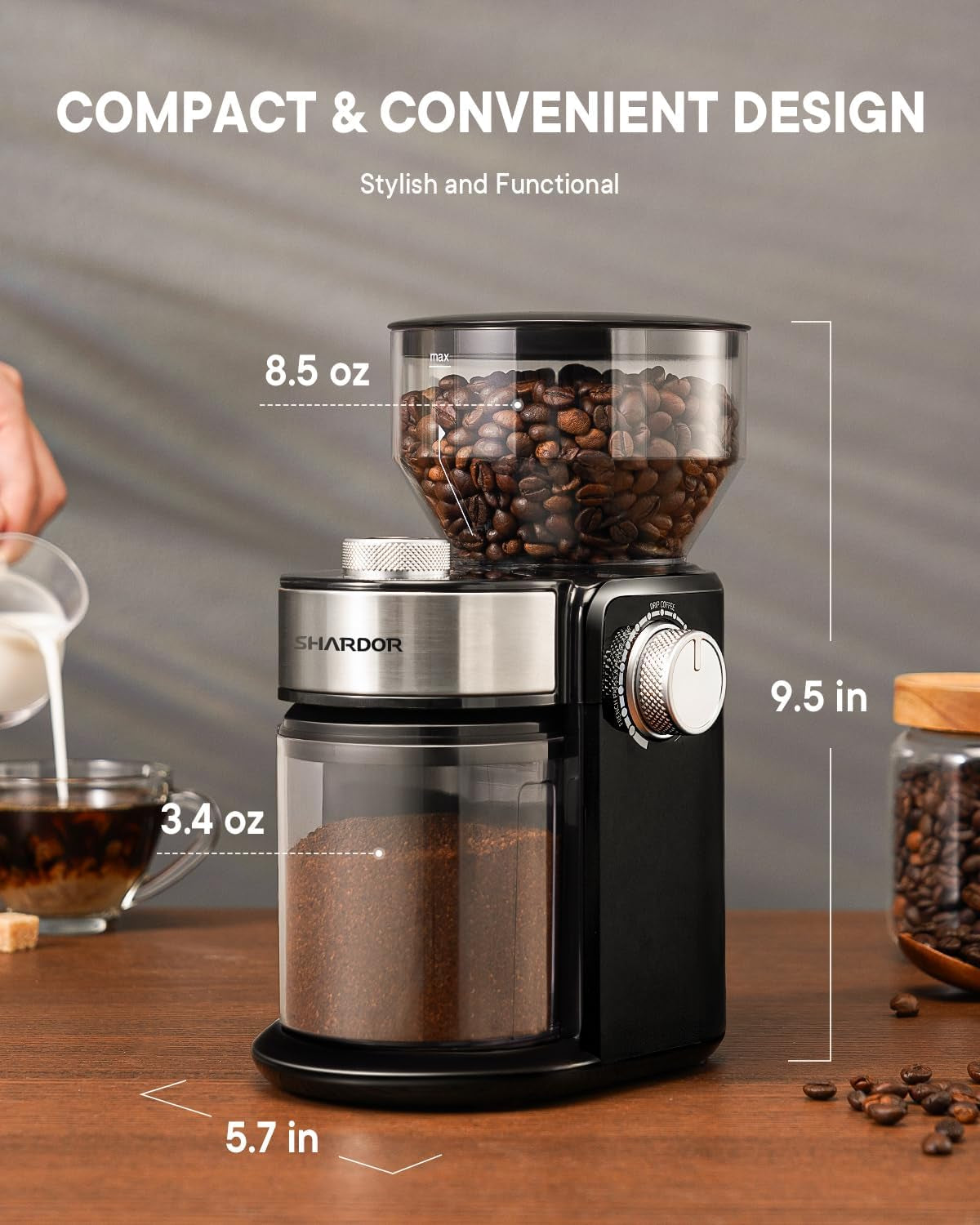 electric-burr-coffee-grinder-2-0-automatic-coffee-bean-grinder-for-home-use-adjustable-burr-mill-with-16-precise-settings-for-espresso-french-press-glossy-black
