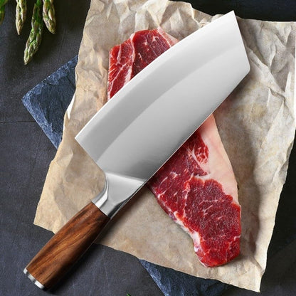 Meat Cleaver, 8 Inch Kitchen Knives Stainless Steel Bone Knife Meat Chopping Cleaver Ultra-Sharp Slicing Knives4
