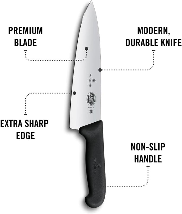 Victorinox Fibrox Pro 8 Inch Chef’S Knife, Dishwasher Safe, Black6