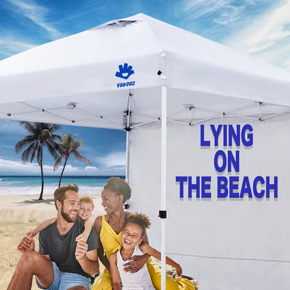 10X10 Canopy Sidewalls for Canopy Frame, White (3Pcs Sidewalls Only) | Waterproof & 99% UV Protection Fabric, 3 Packs Sidewalls with Zipper for Outdoor Party Events (Canopy Tent Not Included)7