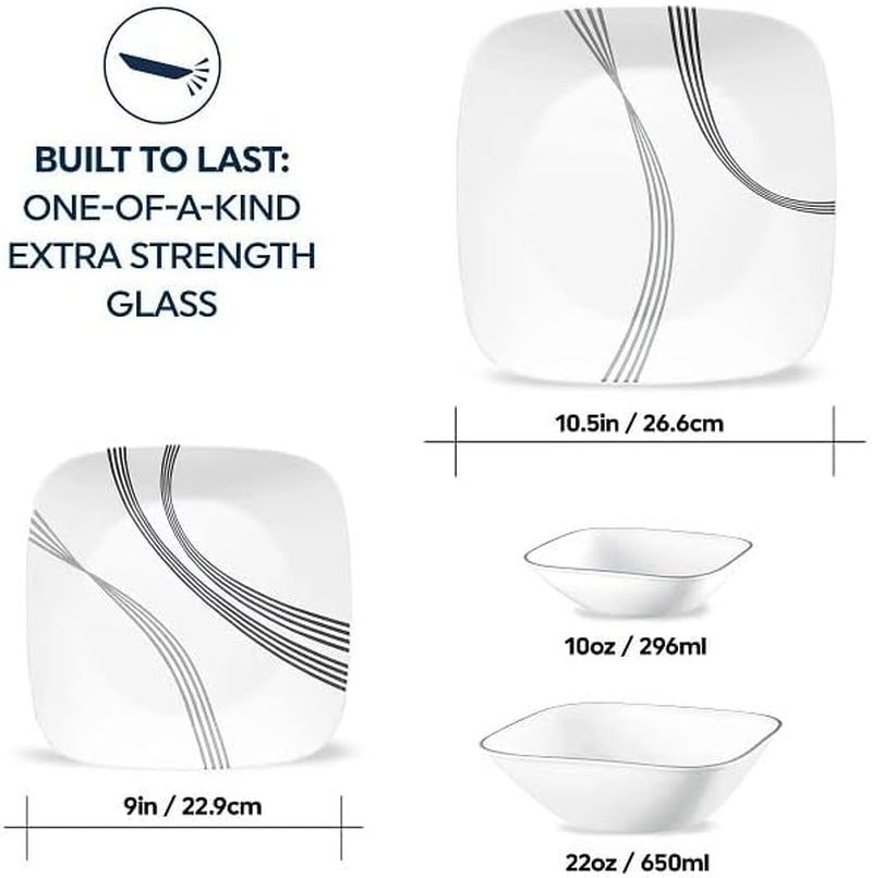 urban-arc-16pc-service-for-4-dinnerware-set-8-plates-bowls-chip-break-resistant-dinner-and-ware-white