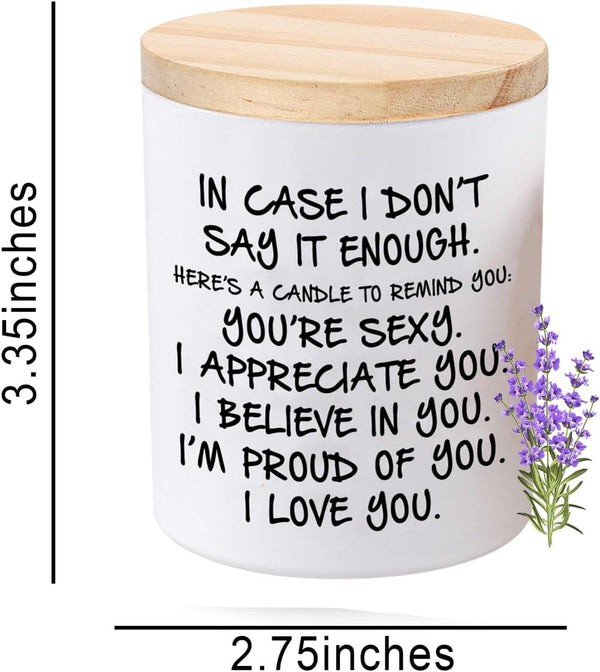 Gifts for Girlfriend Wife Her Funny Lavender Scented Soy Candles for Women3