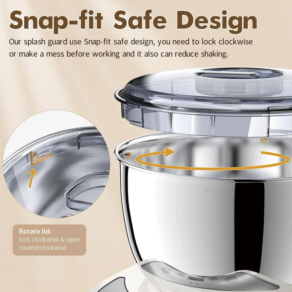 Electric Dough Maker with Ferment Function, 5.5QT Dough Mixer2