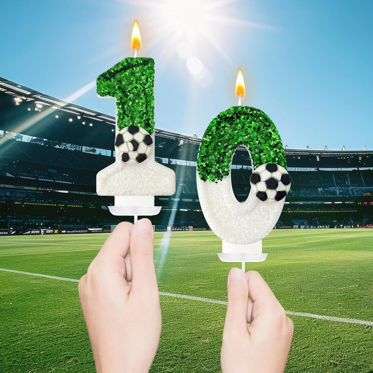 birthday-candles-soccer-birthday-decorations-soccer-cake-topper-for-girl-and-boy-cake-toppers-wedding-cakes-anniversaries-party-celebrations-birthday-decorations-green-white-number-10