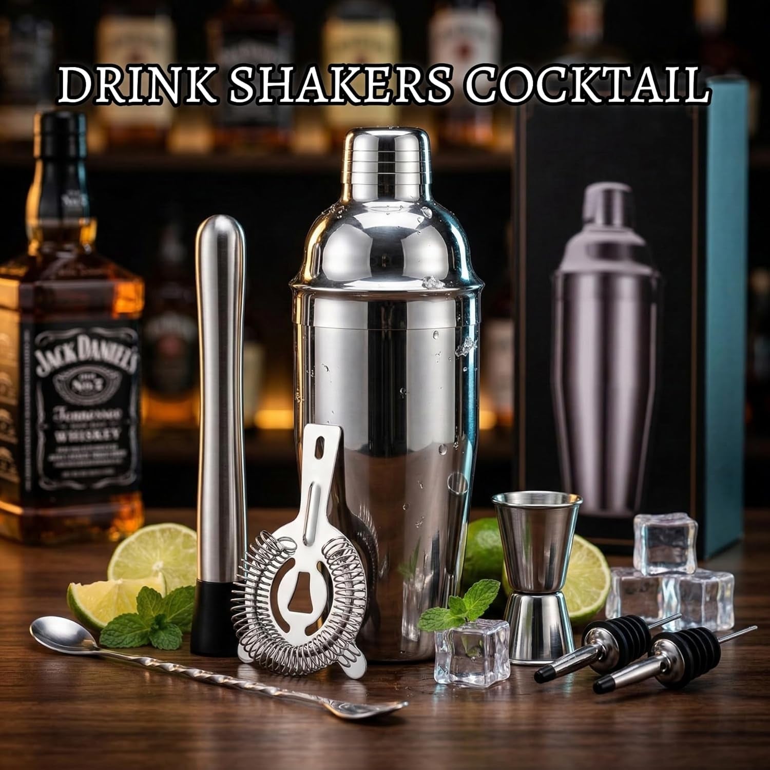 cocktail-shaker-set-7-piece-bartender-kit-mixology-kit-bar-set-stainless-steel-cocktail-making-kit-for-home-bar-and-parties-with-martini-shaker-jigger-strainer-muddler-and-pourers