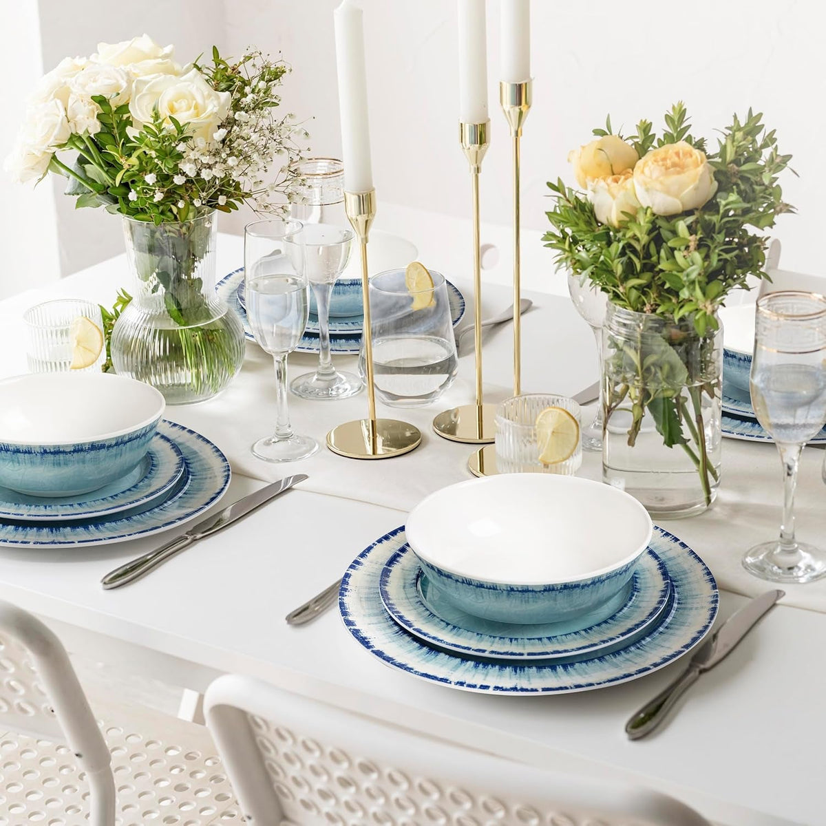 melamine-dinnerware-set-of-12-pcs-dinner-dishes-set-for-indoor-and-outdoor-use-dishwasher-safe-lightweight-unbreakable-bpa-free-light-blue