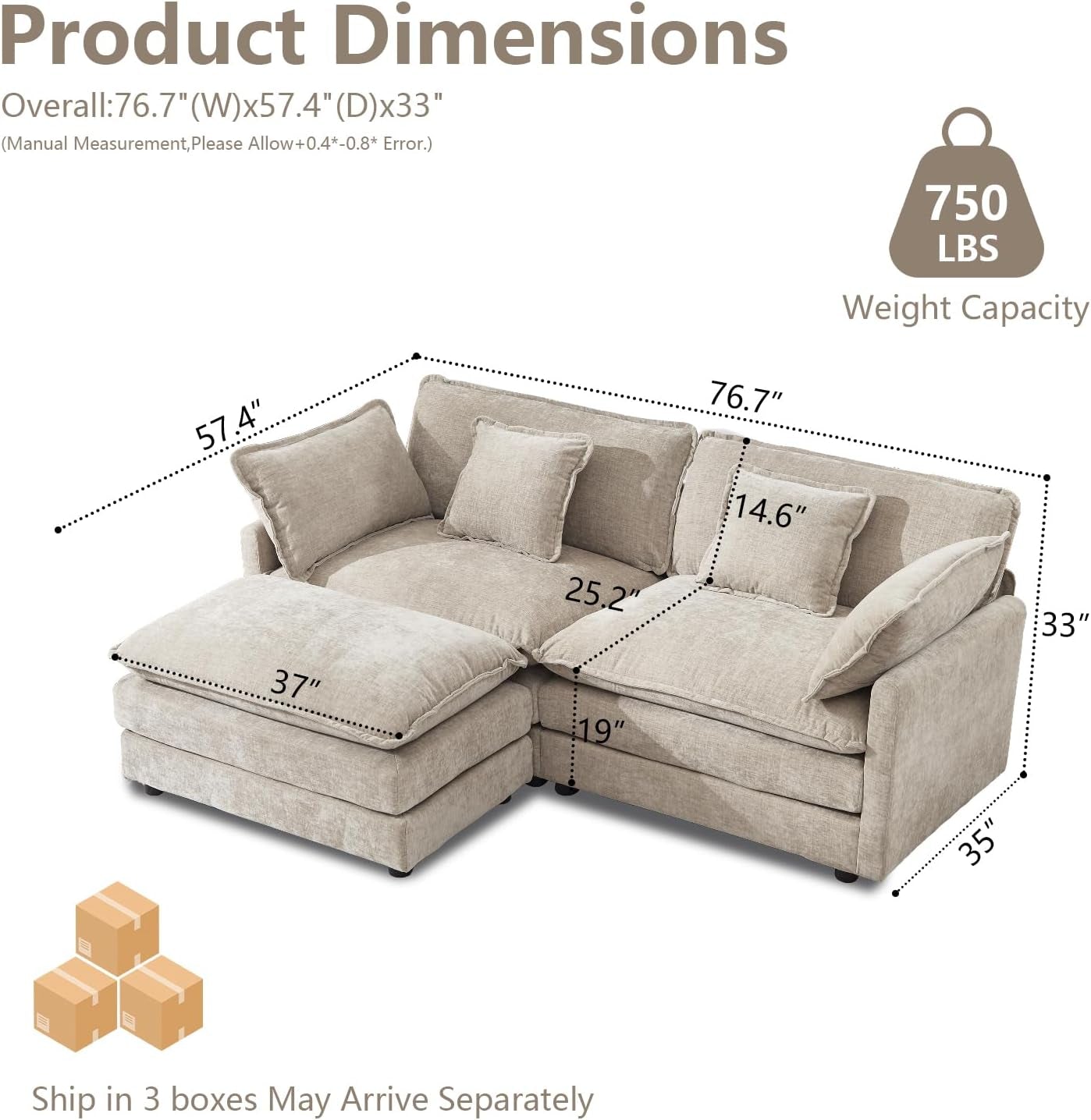 76-7-camel-small-l-shaped-cloud-couch-loveseat-sofa-with-ottoman