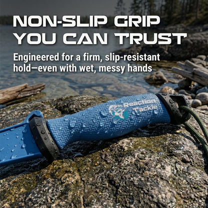 Fishing Knife, High Performance Stainless Steel Blade with Non-Slip Grip Handle and Protective Sheath for Freshwater and Saltwater Fishing, 5 Inch Bait Knife5