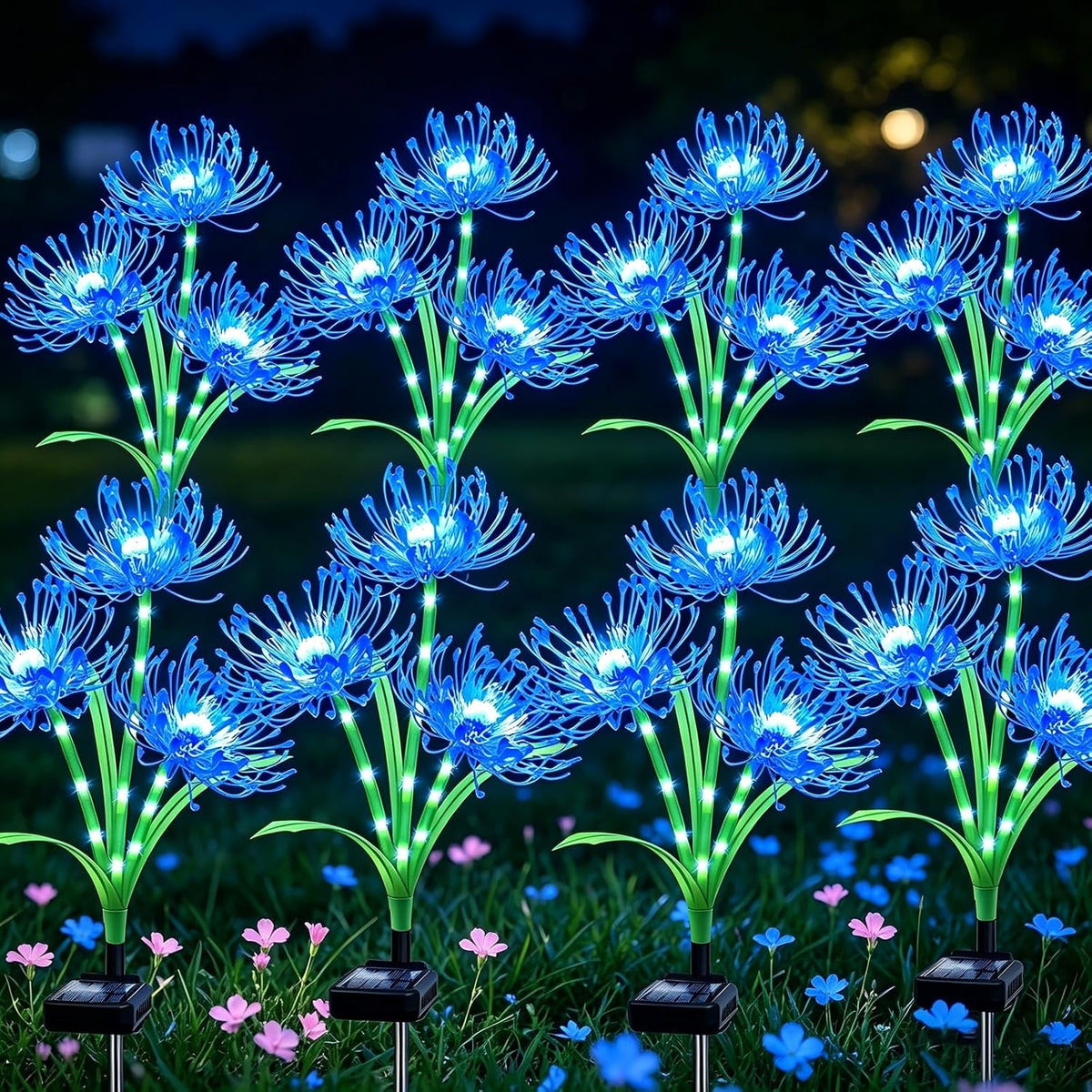 solar-lights-outdoor-8-pack-blue-spider-lily-garden-flower-lights