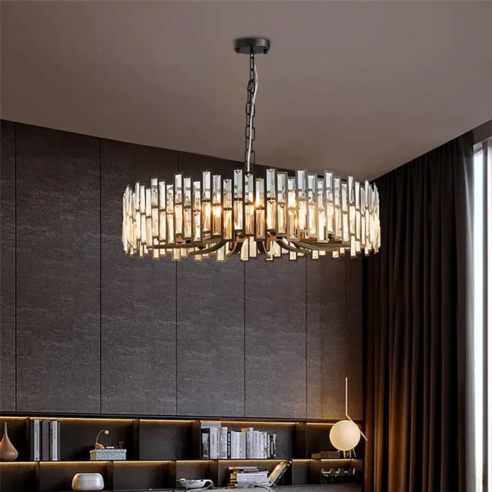 crystal-chandeliers-for-dining-room-modern-geometric-chandelier-round-14-light-pendant-ceiling-light-fixture-with-adjustable-chain-in-black