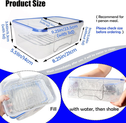 Batter Bowl with Lid, Breading Container, Just Flip4