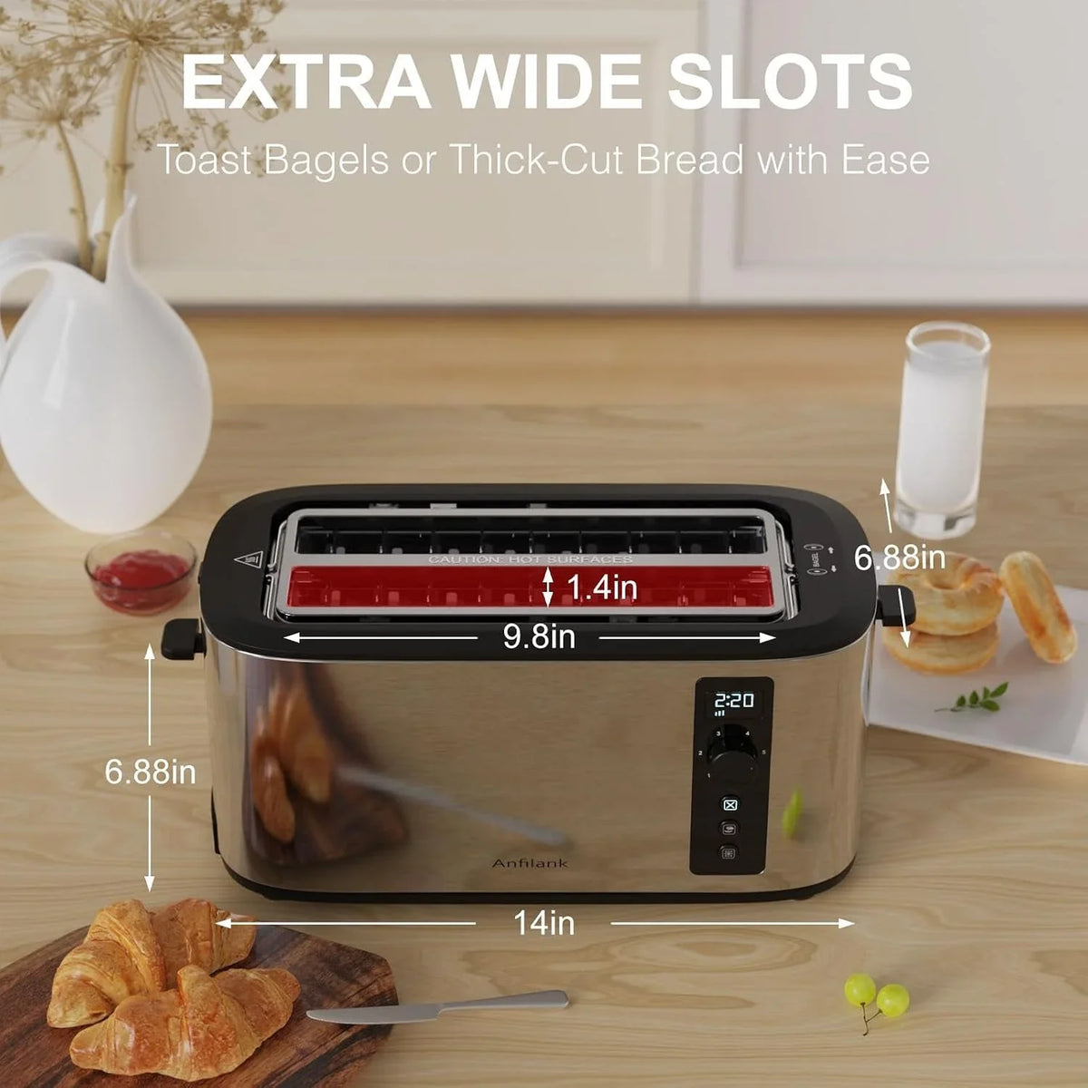 toaster-4-slice-with-countdown-timer-extra-wide-slots-for-bagels-and-waffles-6-browning-settings-removable-crumb-tray-stainless-steel