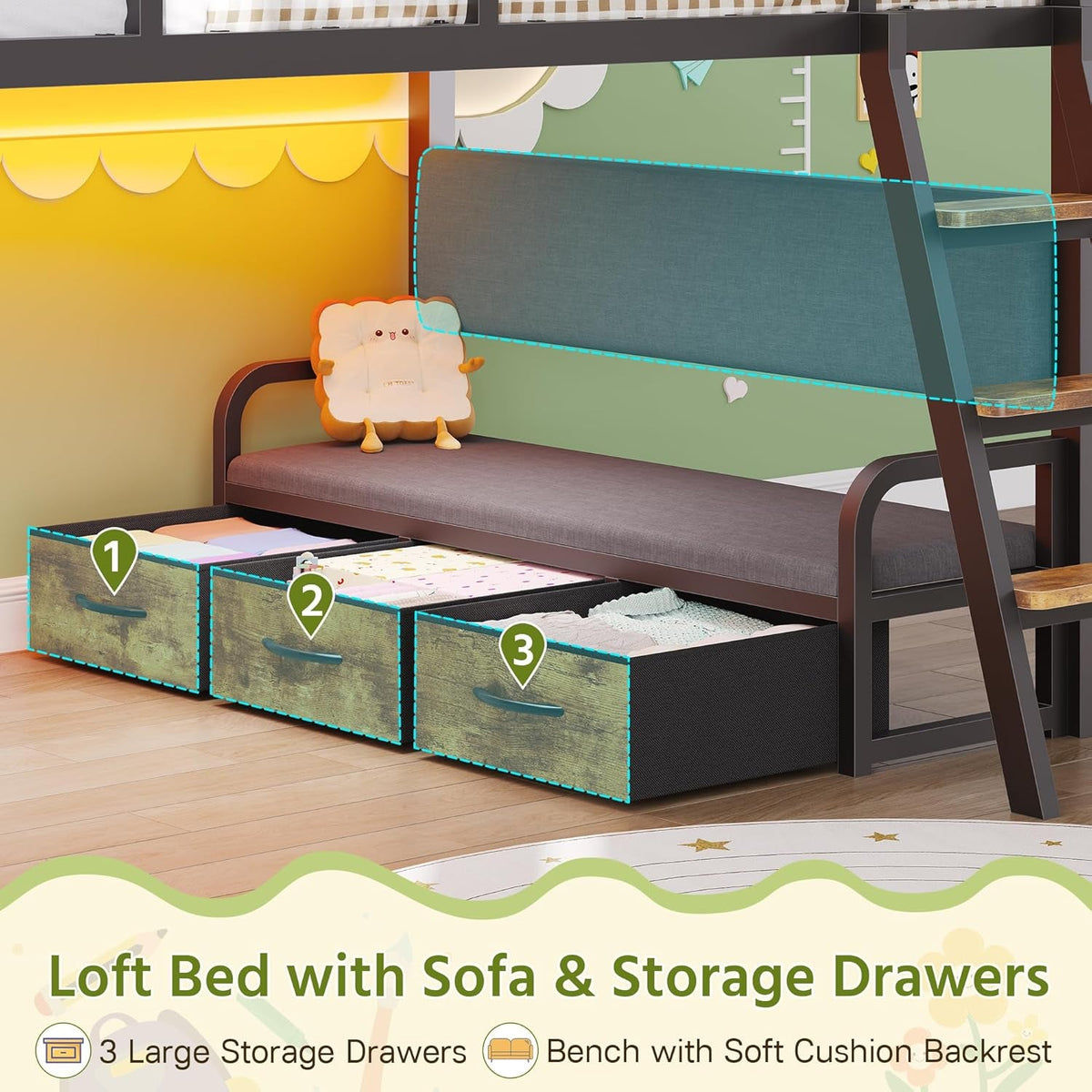 low-loft-bed-twin-with-desk-9-storage-drawers-rustic-brown