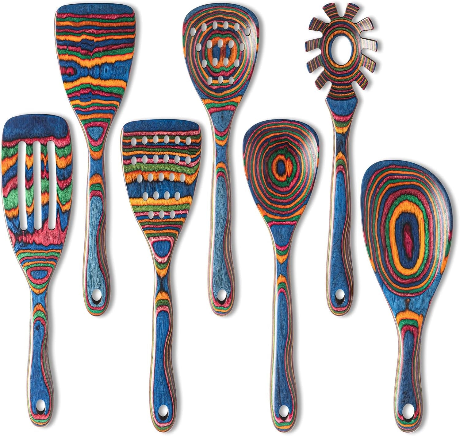 pakka-wood-7-piece-blue-wooden-cooking-utensils-wooden-spoons-for-cooking-wooden-spoon-set-wooden-kitchen-utensil-set-pakkawood-cooking-spoons-non-stick-spoon-pakkawood-kitchen-utensils