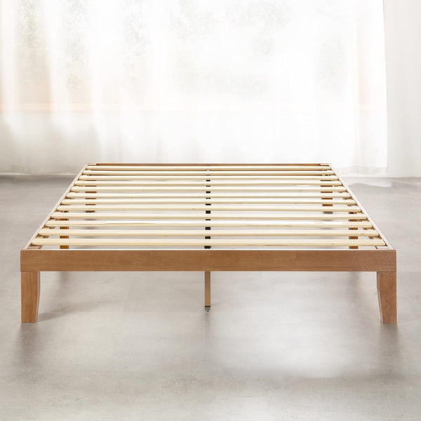 Naturalista Classic - 12 Inch Solid Wood Platform Bed with Wooden Slats, No Box Spring Needed, Easy Assembly, Full, Natural Pine3