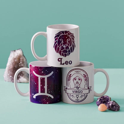 Cricut Beveled Blank Mug to Decorate, White (6 Count) | Ceramic-Coated, Dishwasher & Microwave Safe - Mug Press & Infusible Ink Compatible,12 Oz Sublimation3