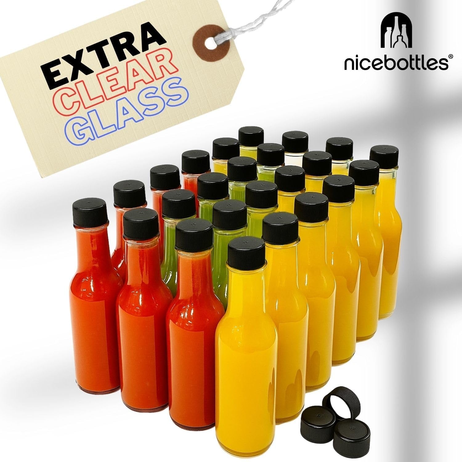 hot-sauce-bottles-with-shrink-bands-5-oz-black-cap-12-pack
