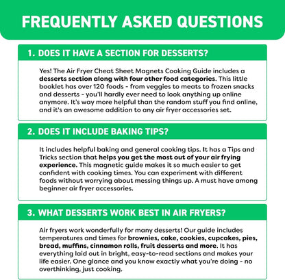 Air Fryer Cheat Sheet Magnets Booklet - Air Fryer Cookbook for Beginners - Air Fryer Liners - Air Fryers Kitchen Gifts Gadgets 2026 - Air Fryer Accessories Cook Books Kitchen+Gadgets Cooking Guide8