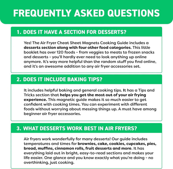 Air Fryer Cheat Sheet Magnets Booklet - Air Fryer Cookbook for Beginners - Air Fryer Liners - Air Fryers Kitchen Gifts Gadgets 2026 - Air Fryer Accessories Cook Books Kitchen+Gadgets Cooking Guide8