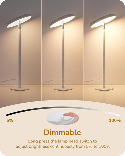 LED Desk Lamp, Table Lamp with High CRI 90+, 2 Adjustable Height5