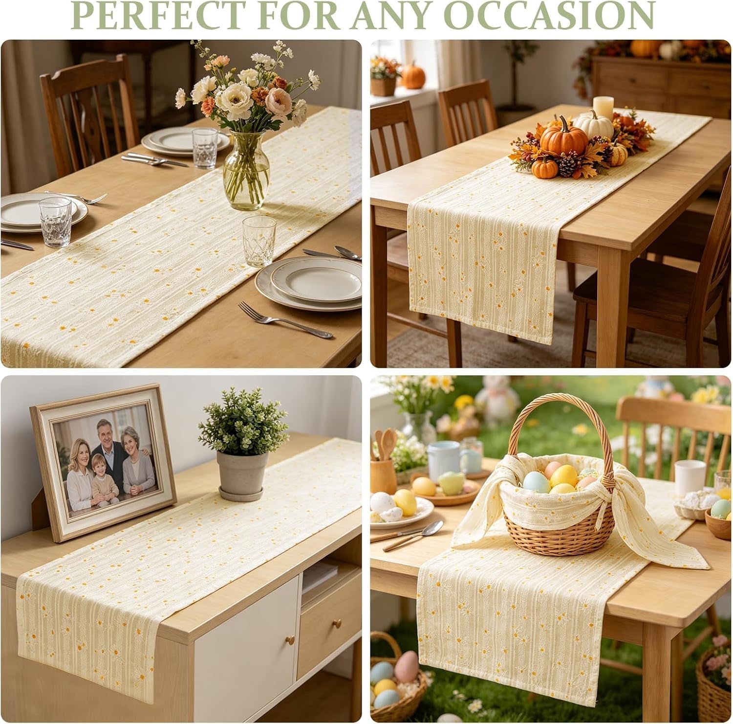 light-yellow-floral-cotton-table-runner-boho-table-decor-12-x72-farmhouse-rustic-autumn-thanksgiving-dining-room-kitchen-wedding-holiday-decor-bohemian-dresser-scarf-home-decor