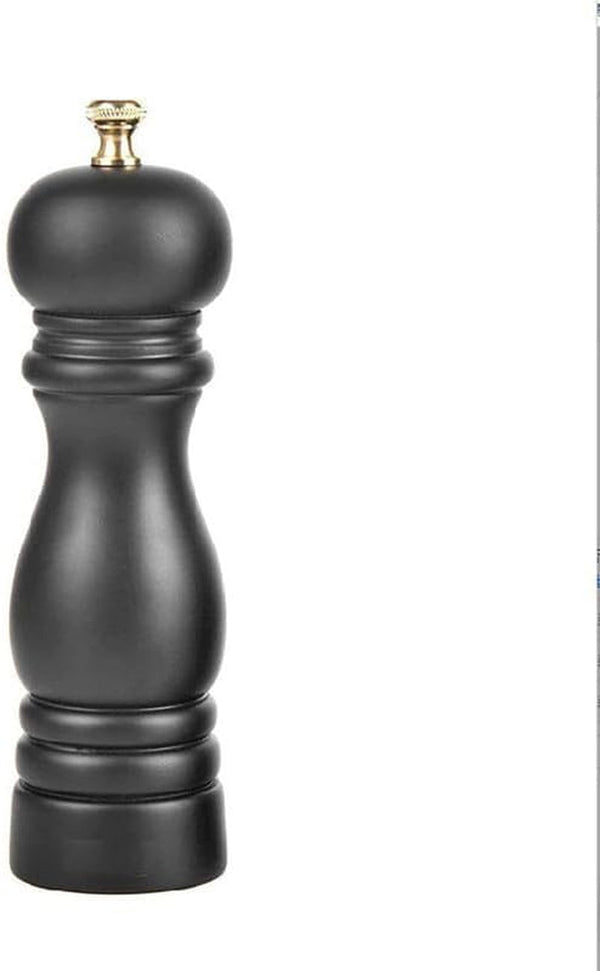Vintage Wooden Pepper Grinder, Adjustable Manual Spice Mill with Ceramic Core for Peppercorns Sea Salt, Wood & Black Optional1