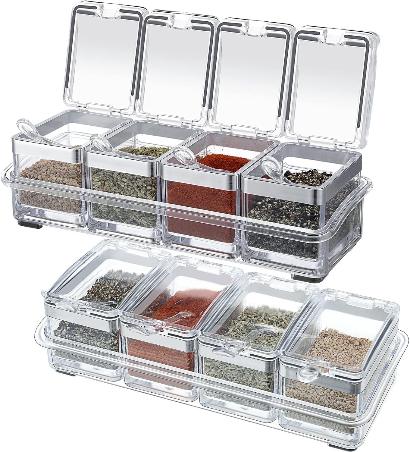2-set-acrylic-seasoning-organizer-box-10x4x3-2-in-8-clear-seasoning-rack