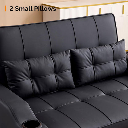 Convertible Loveseat Sleeper Sofa Bed, Pullout Couch for Living Room9