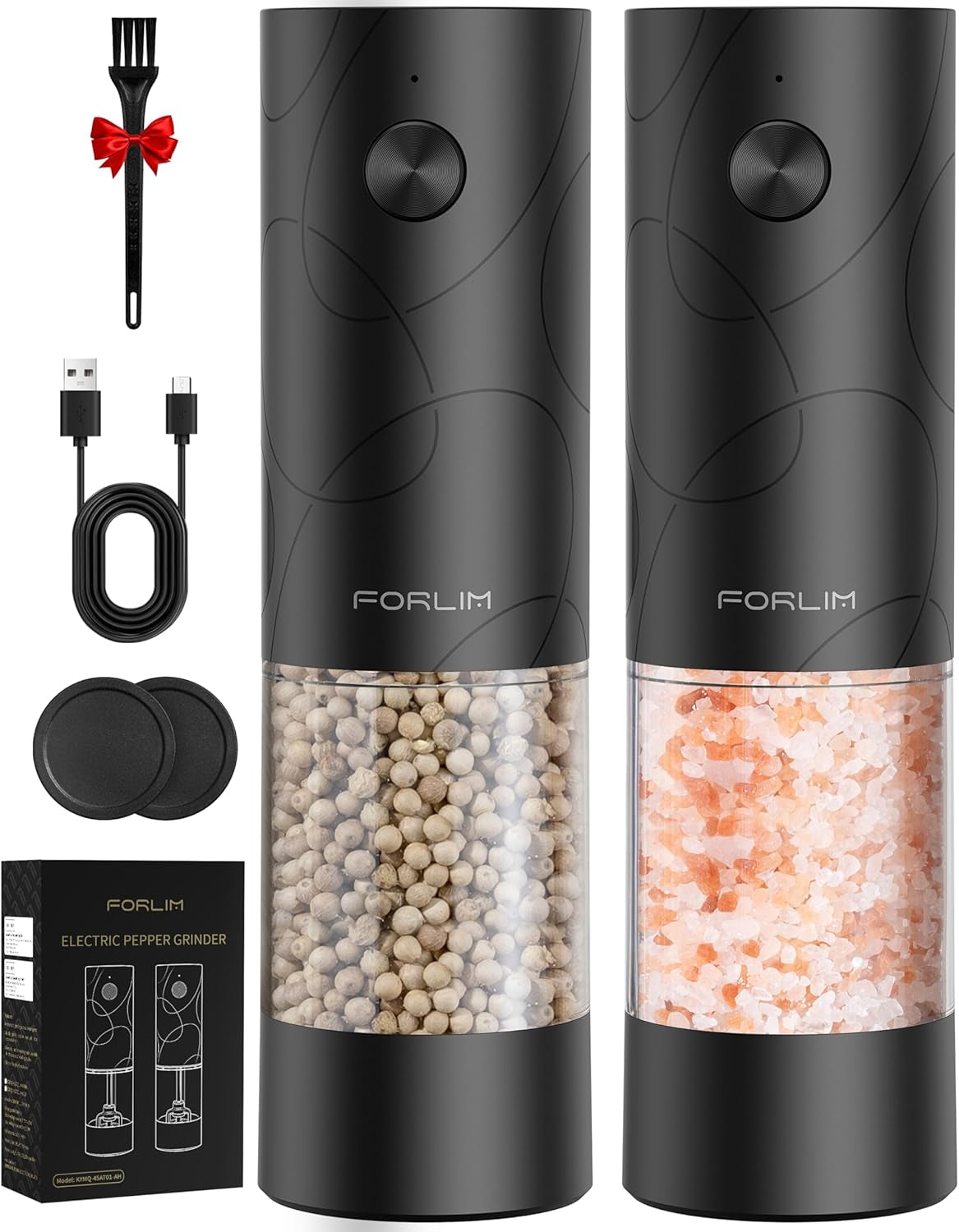electric-salt-pepper-grinder-set-rechargeable-2-pack-dual-black