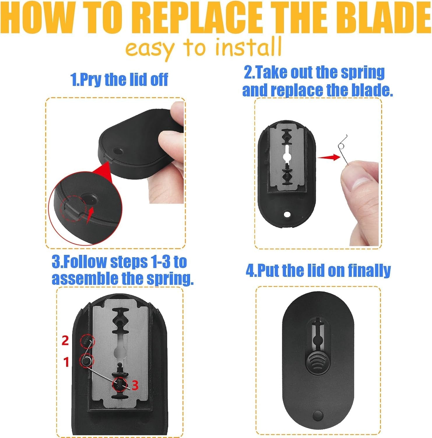 bread-lame-professional-stainless-steel-dough-scoring-tool-with-ultra-sharp-blades-for-bread-scoring-bakery-artistry-and-sourdough-bread-making-includes-5-extra-blades-black