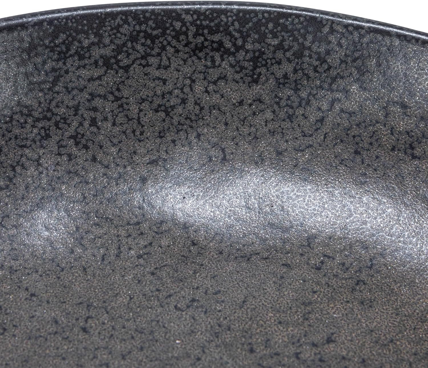 creative-co-op-stoneware-bowl-with-handle-and-base-black-reactive-glaze