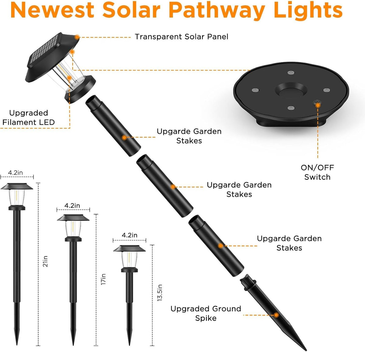 solar-pathway-lights-outdoor-8-pack-warm-white-tungsten-filament-solar-lights-3-lighting-modes-auto-on-off-ip65-waterproof-dusk-to-dawn-solar-garden-lights-for-yard-driveway-lawn-landscape