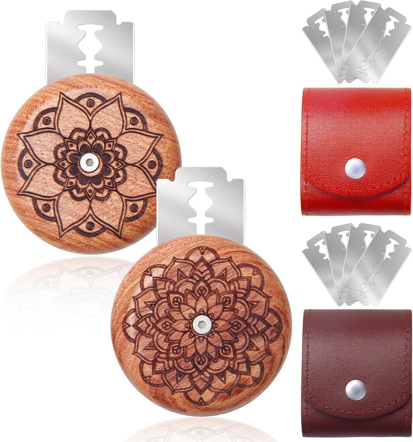 14pcs-wood-sourdough-bread-lame-dough-scoring-tool-set-with-blades
