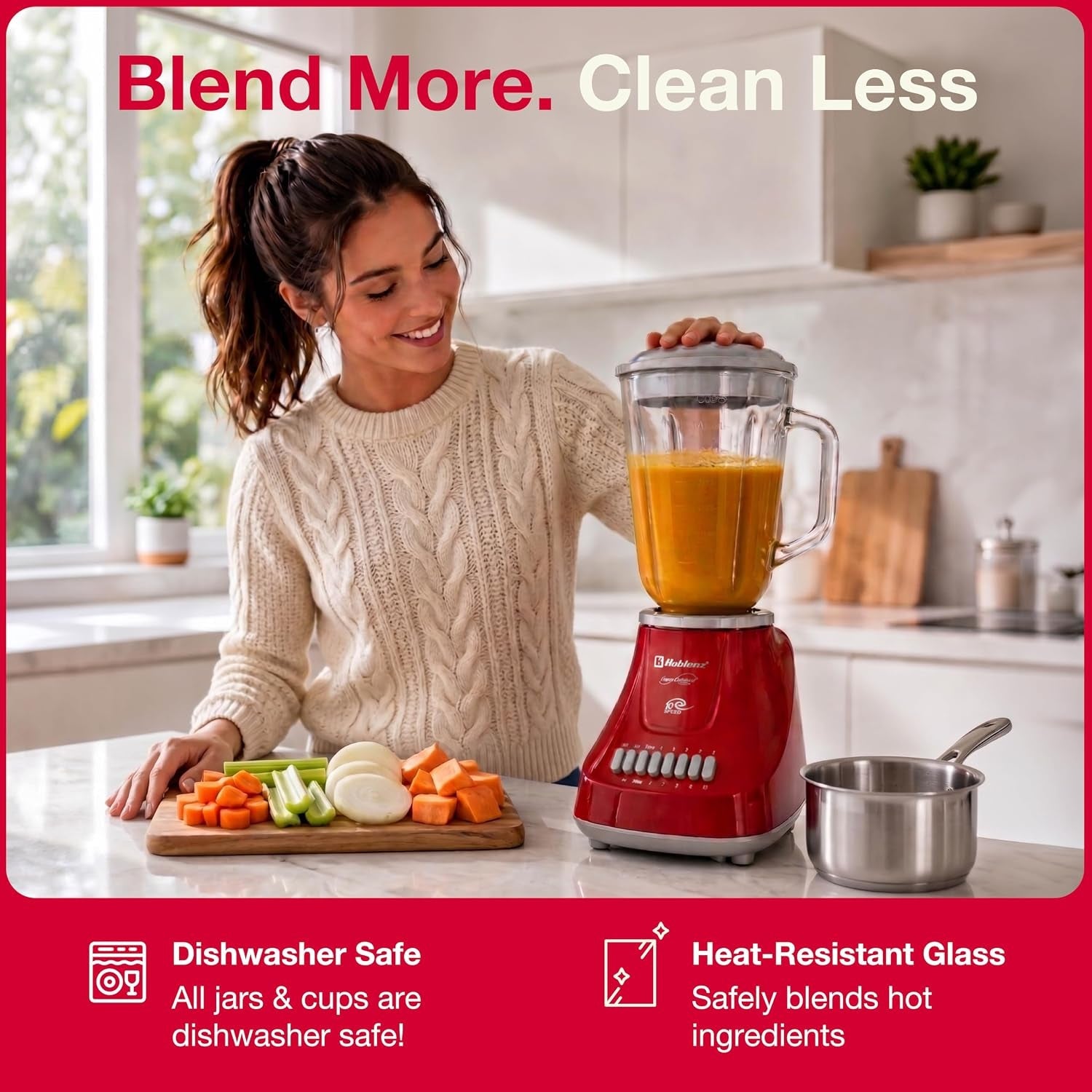 lkm-5970-vr-blender-home-and-kitchen-appliances-500w-motor-51-oz-glass-jar-10-speed-blender-for-smoothies-milkshakes-purees-4-stainless-steel-blades-metal-coupling-red-for-gifts