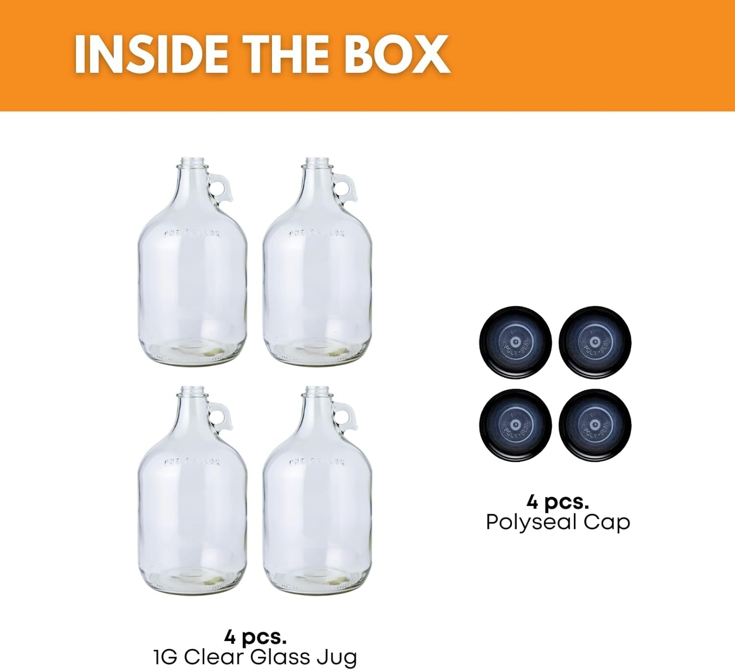 1-gallon-glass-jug-4-pack-with-polyseal-caps-128-oz-laundry-container-clear-glass-jugs-with-lids-1-gallon-for-water-juice-syrups-and-household-storage-with-sturdy-handles-and-reusable-design