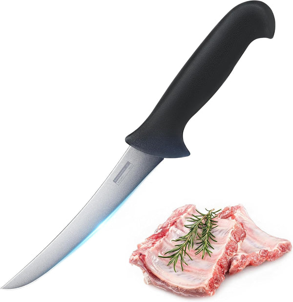 ZHANG XIAO QUAN Fillet Knife 6", High Carbon Stainless Steel Sharp Boning Knife, Ergonomic Handle for Meat and Poultry1