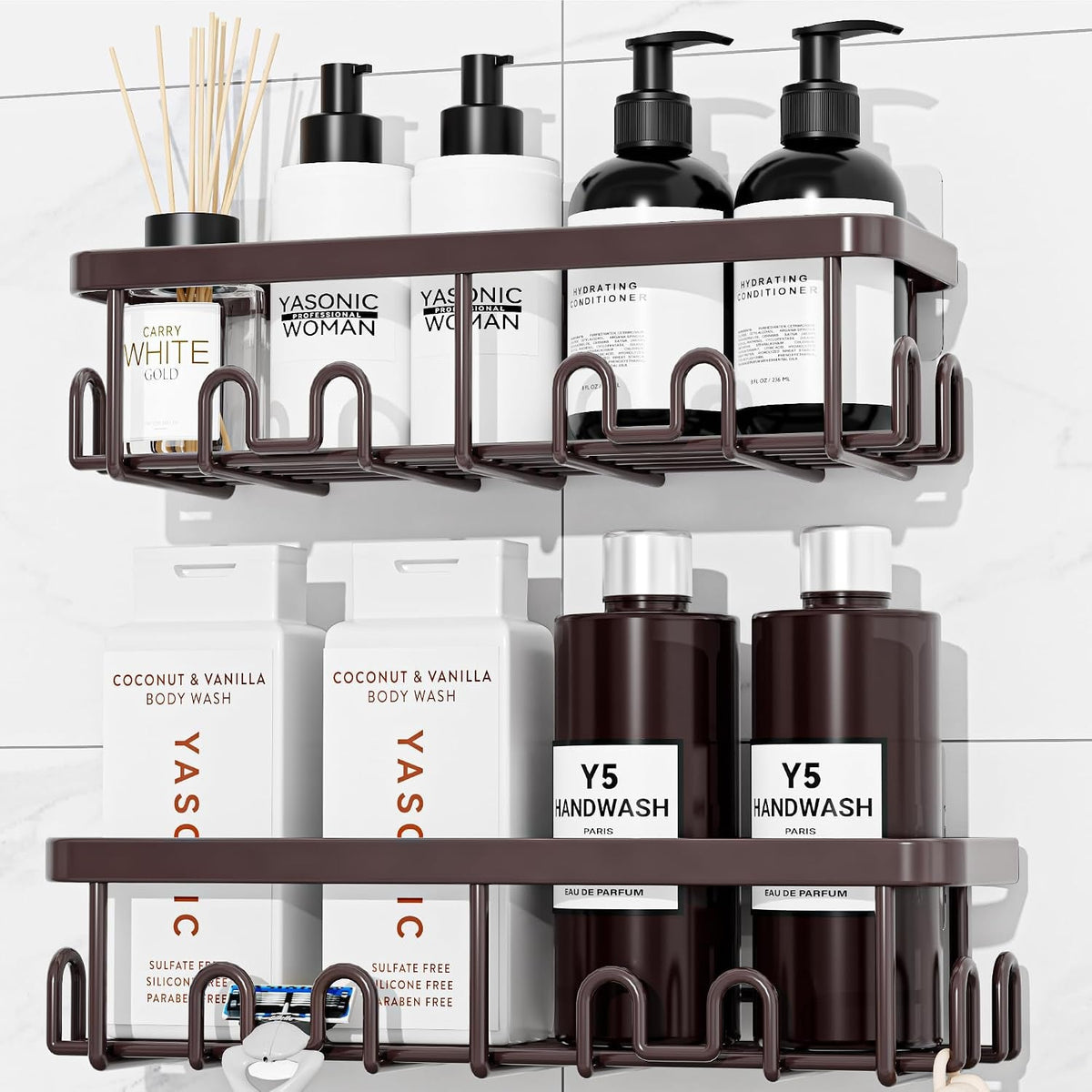 shower-caddy-adhesive-rustproof-shower-organizer-wall-shower-rack
