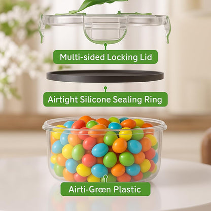 50 Pcs Large Food Storage Containers with Lids Airtight-85 OZ to Small Containers-Total 526OZ Stackable Kitchen Set -BPA Free Leak Proof Containers- Freezer Microwave Safe4