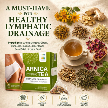 Arnica Tea, Bruising & Swelling Relief, Ginger, 30-Pack | for Post Surgery Recovery after Liposuction, Tummy Tuck, 360 Lipo, BBL; Lymphatic Drainage and Fibrosis Support6
