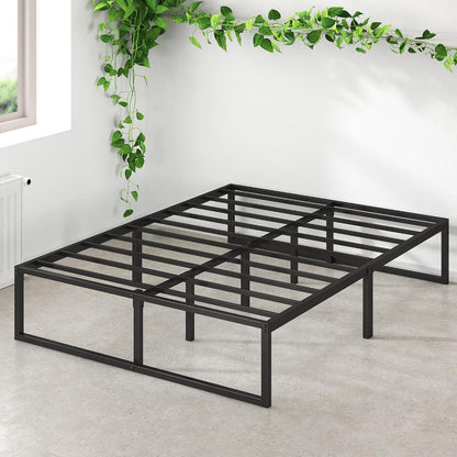 Lorelei 14 Inch Platforma Bed Frame/Mattress Foundation/No Box Spring Needed/Steel Slat Support, Full, Black (OLB-SMPB-14F)8
