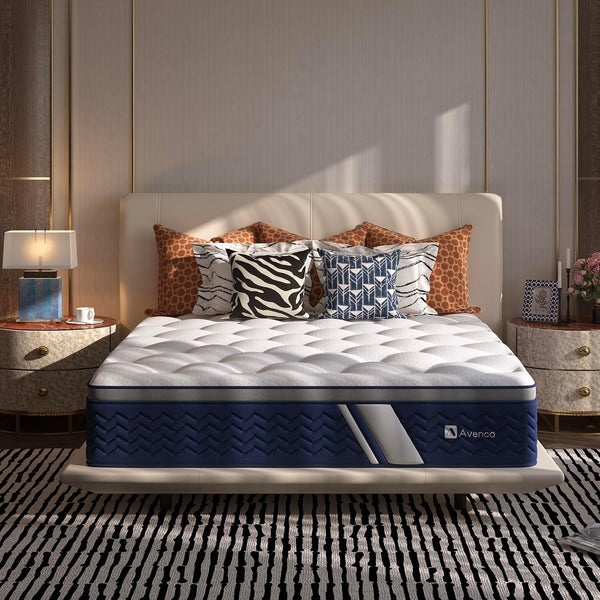 Syncdeep Queen Mattress 12 Inch, Firm Hybrid Cooling, Lumbar Support1