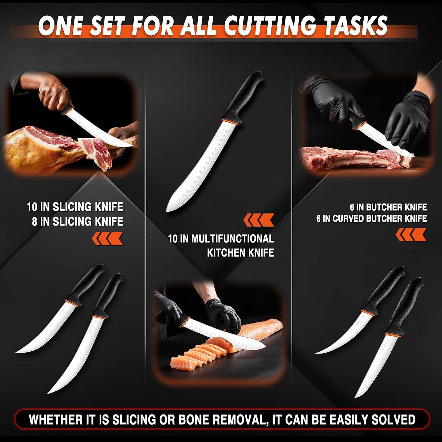 butcher-knife-set-6-pcs-game-processing-knife-set-7-sharpener-rod-high-carbon-stainless-steel-ergonomic-non-slip-rubber-handle-gift-box-anti-fouling-easy-to-clean
